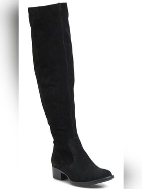 🌺BØRN Women's Cricket Suede Over-The-Knee Boots Size 7M Black MSRP $289